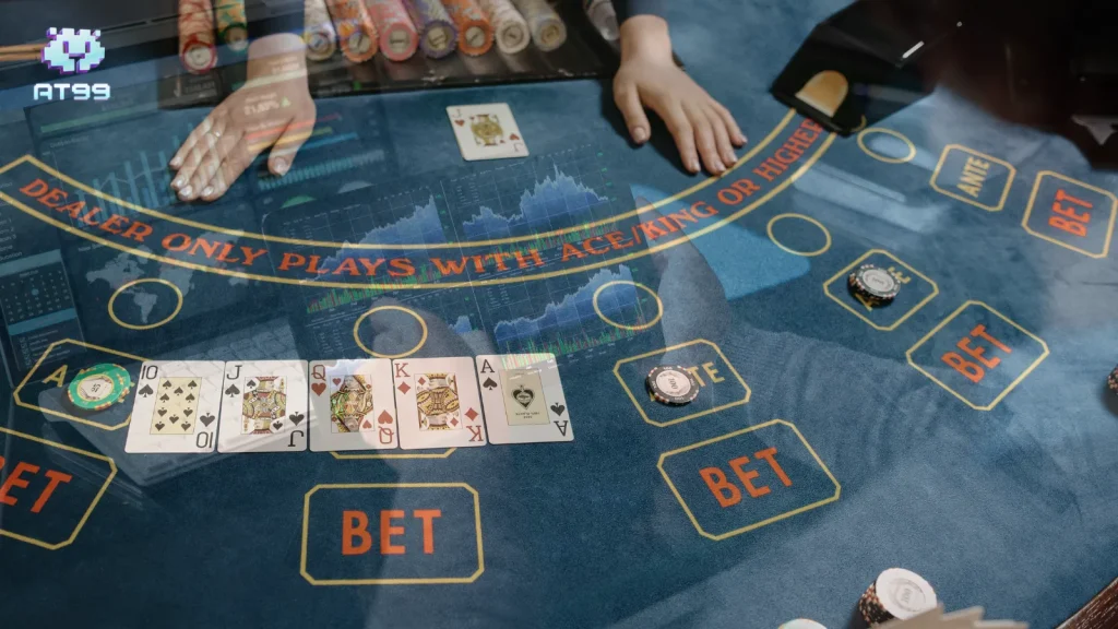 用AI玩百家樂?AT99娛樂城2025實測百家樂預測程式! 1 AT99娛樂城AI百家樂實測畫面,展示預測結果與牌面分析